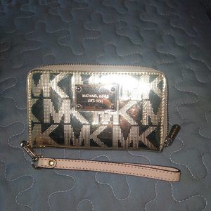 Michael Kors gold wallet